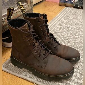 Dr. Martens Combs Crazy Horse Men’s 8 Unisex EUC Worn 12x